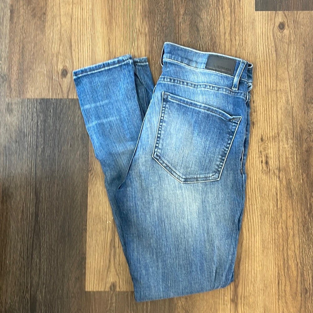 Express high waisted skinny jeans